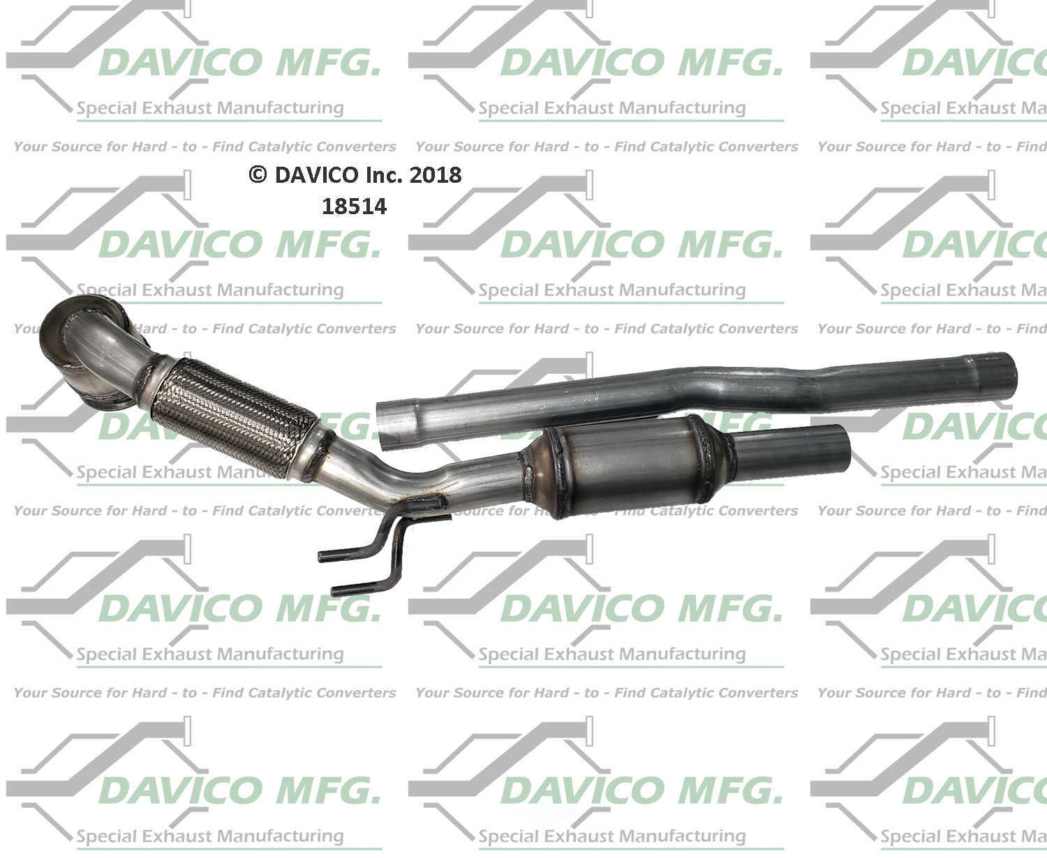 Davico Mfg 18514 Direct-Fit Catalytic Converter