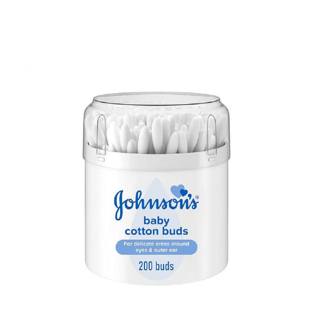 Johnson'S Baby Cotton Buds - 1 X 200 Drum (Pack of 2)