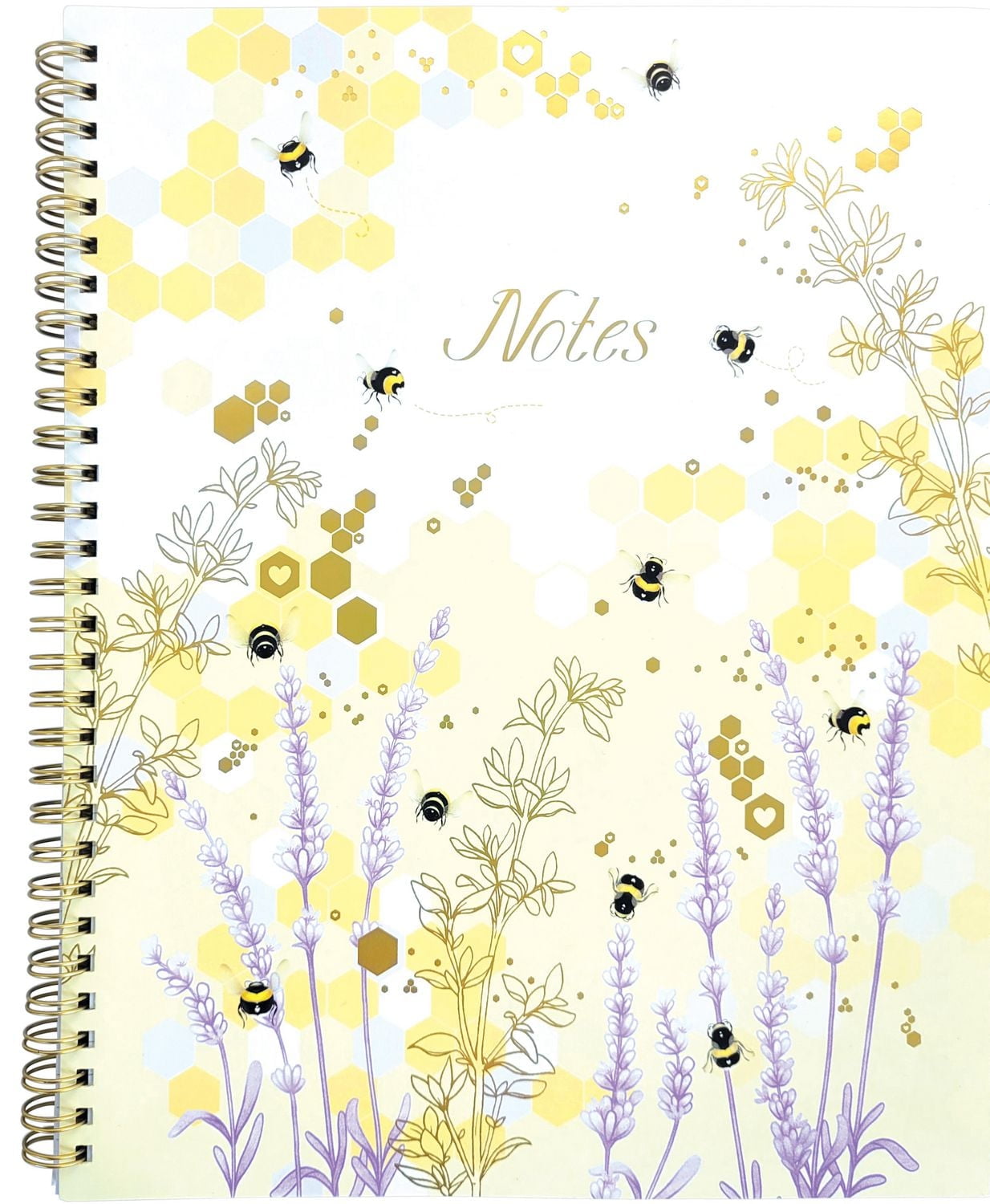 Hilroy Honeybee Lavender Notebook