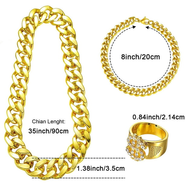 Kit De Accesorios De Rapero Hip Hop 10 Piezas | Sombrero, Gafas, Cadenas Y Anillos Para Fiestas Retro Y Cosplay