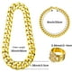 thumbnail image 3 of Collar y anillo de dólar de hip hop, gafas de cadena de rapero, 3 of 4