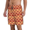 thumbnail image 2 of Balery Red Cars Traje de Baño Estilo Hawaiano para Hombre, Shorts de Secado Rápido con Bolsillos-Medium, 2 of 6