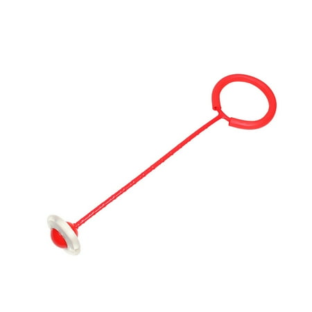 Battery Operated Bouncy Ball Funny Bouncing Balls One Foot Flashing Skip Ball Jump Ropes Sports Swing Ball Children Fitness Playing Entertainment Toys ()