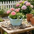thumbnail image 4 of Hexagon Planter Pot Thickened Modern Plastic Flower Container with Drainage Hole for Indoor Outdoor Balcony Garden Home, 4 of 6