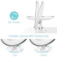 thumbnail image 3 of 10X Magnifying Light Up Makeup Mirror With Power Locking Suction Cup 360 Degrees Rotating Adjustable Arm Cordless Battery Operated For Home & Travel Bathroom Vanity, 3 of 7