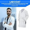 thumbnail image 2 of Dress Up America Doctor Lab Coat Unisex Halloween Fancy Dress Costumes with Pockets for Adult, Women XL, 2 of 5