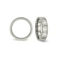 thumbnail image 4 of Gem & Harmony Mens 6mm Textured Titanium Wedding Band Ring for Men, 4 of 6