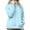 Z19 Blue, variant on Big Girls Sun Protection Jackets Upf50+ Lightweight Hooded Full Zip Windbreaker Breathable Outdoor Fall Spring Transition Coat with Pockets