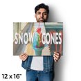 thumbnail image 4 of Snow Cones Vinyl Decal 12 Inch x 16 Inch Weatherproof Heavy-Duty Adhesive Backing | Sweet Treats, Carnival Favorites, Refreshing Snacks | Made in USA, 4 of 6