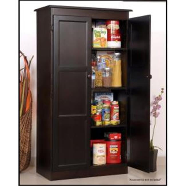 KT613E MultiUse Storage Espresso Finish 4 Shelves