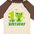 thumbnail image 4 of Inktastic 1st Birthday Princess Frog Girls Long Sleeve Baby Bodysuit, 4 of 5