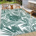 thumbnail image 1 of x Tropical Plastic Outdoor Patio Rug All Weather Outdoor Carpet Reversible Portable Lightweight Outdoor Mats for Patio Camping RV(), 1 of 8