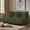Green two-seater, variant on 36" Adult Bean Bag Chair, Cozy Fireside Floor Sofa, Armless Lounger, Plush Gaming Seat for Living Room, Bedroom, Balcony, Office
