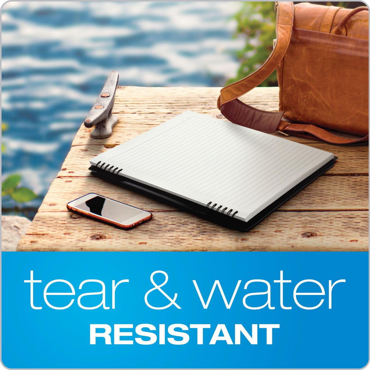 Oxford® Stone Paper Notebook, 8-1/2" x 11", 60 Sheets