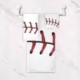 thumbnail image 4 of Coolnut 3 PCS Towel Baseball Seams Cotton Bath Towel Set (1 Bath Towel, 1 Hand Towel, 1 Washcloth) for Bathroom, Super Soft and Quick Dry Towels, 4 of 6