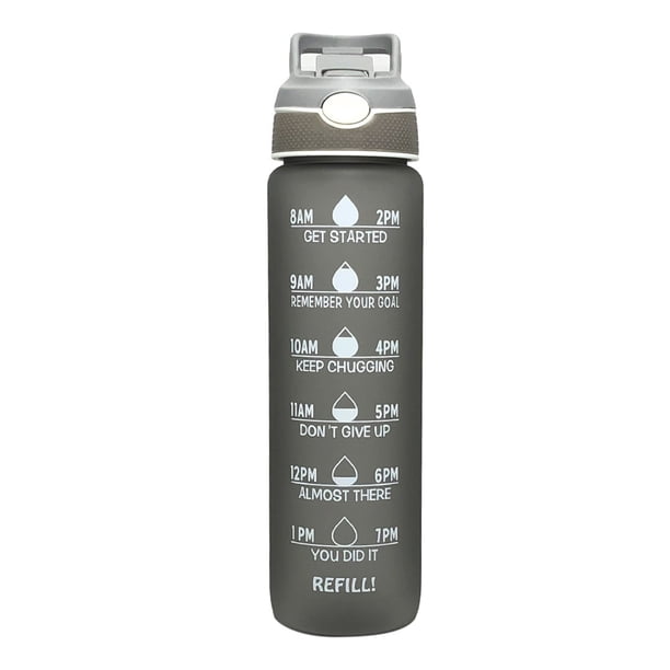 Xihbxyly Botella de Agua Deportiva, Diseño Portátil a Prueba de Fugas, Sin Bpa, Gran Capacidad de 1000 Ml, Accesorio de Fitness para Exteriores, Senderismo y Camping, Práctica Solución de Hidratación