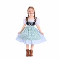 thumbnail image 6 of ATOGUTA Trendy Dresses for Girls Blue Ruffle Summer Dresses Cute Birthday Party Princess Sundress 4T-16, 6 of 7