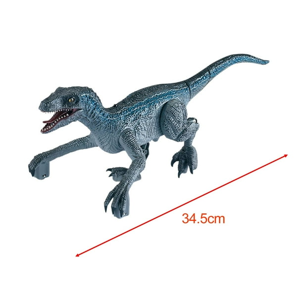 BELOVING Remote Control Dinosaur Toy Walking Dinosaur Toy for Kids 3 4 5 6 7 Year Old grey