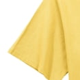 thumbnail image 5 of FRSASU Short Sleeve Polo Shirts for Men Casual Lapel Collar Pullover Tee Shirt Loose Fit Half Button Down T-Shirts Yellow, 5 of 9