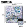 thumbnail image 5 of HELLHERO Hummingbird Floral Sewing Machine Mat Sewing Accessories Removable Storage Bag Storage Pockets for Home Indoor, 5 of 5