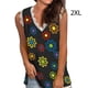 thumbnail image 4 of Sonducket Camiseta sin mangas con estampado de encaje para mujer, camiseta sin mangas para vacaciones en la playa, Top de verano para mujer, ropa Type2 NO2 Sonducket AP010894-29, 4 of 4