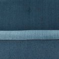 thumbnail image 2 of Benjara BM217830 Fabric Upholstered Wooden Sofa with Button Tufted Backrest, Blue & Brown, 2 of 5