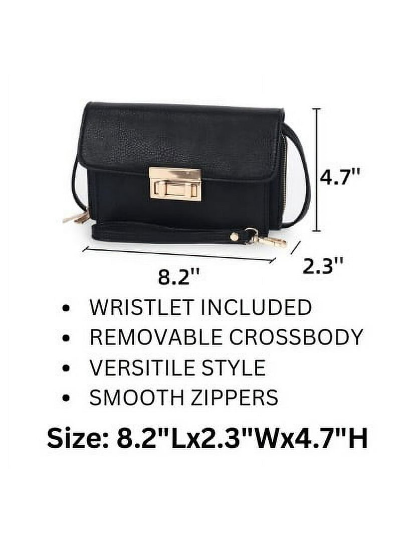 Wendy Keen PU Leather Crossbody Phone Bag | Small Wallet Purse