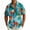 Style 2, variant on Men's Hawaiian Shirts Button Down Short Sleeve Tropical Print Casual Summer Beach Vacation Aloha Shirt,Sizes XS-XL