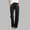 Black, variant on SNKSDGM Women's Plus Sweatpants Women Wide Leg Low Rise Black Dress Pants Women Stretchy Pull on Summer Casual Solid Color Loose Fit Harlan Pants Lightweight Wide Leg Pants Cropped Pants