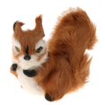 thumbnail image 2 of Adornos de Juguete de Peluche de Pequeña Ardilla Pequeña Agachada de 1 Pieza Simulada Macarena Muñeca de peluche de juguetes de animales, 2 of 8