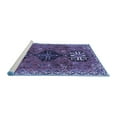thumbnail image 2 of Ahgly Company Machine Washable Indoor Rectangle Persian Blue Traditional Area Rugs, 5' x 8', 2 of 4