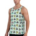 thumbnail image 2 of Haiem Lighthouse Men Workout Tank Top Gym Bodybuilding Sleeveless Muscle T Shirts Athletic Tank Breathable Workout Shirt-4X-Large, 2 of 8