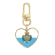 thumbnail image 1 of Llavero de metal en forma de corazón dorado Unbranded País bandera nacional de San Marino 3,2x3cm, 1 of 3