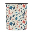 thumbnail image 2 of Music Notes Airtight Coffee Bean Canister 17oz Food Storage Containers with Lids For Gournd, Tea, Sugar, Flour, Rice, Cereal, Candy Cookie Jar, 2 of 8