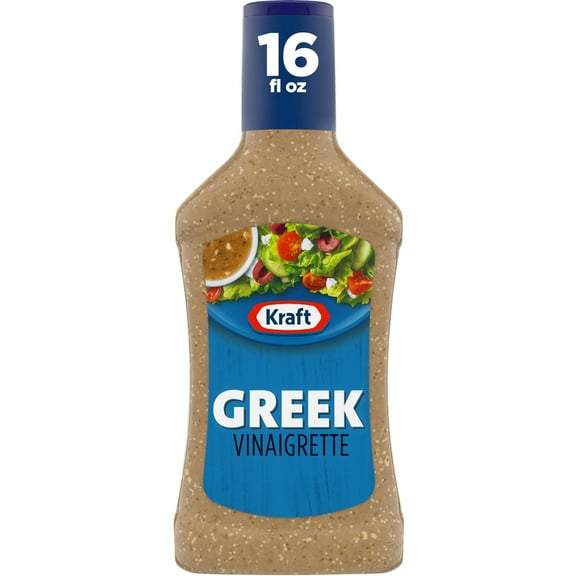 Kraft Greek Vinaigrette, 16 fl oz Bottle