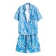 thumbnail image 1 of Camisas Para Hombre Manga Larga Moda de verano para hombres Ocio Balneario Playa Impresión digital 3D Camisa de manga corta Pantalones cortos Pantalones de playa Conjunto de dos piezas (Blue, XL), 1 of 6