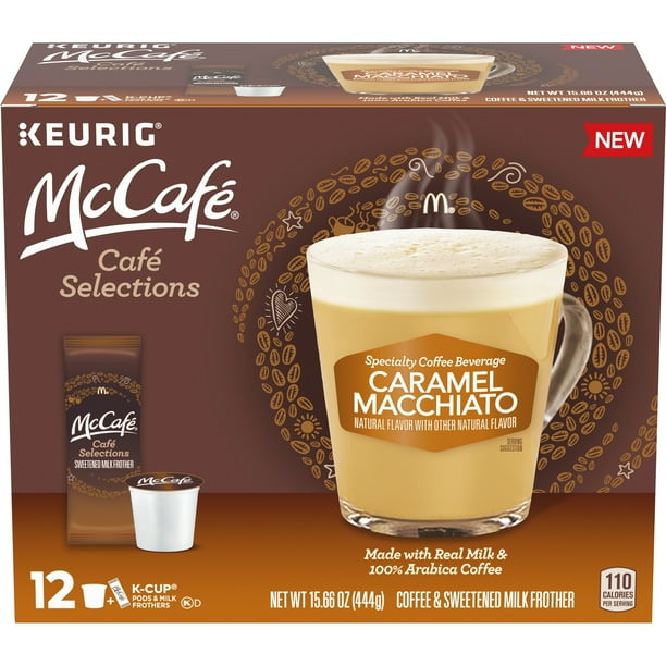 McCafe Cafe Selections Caramel Macchiato Coffee Keurig K Cup Pods