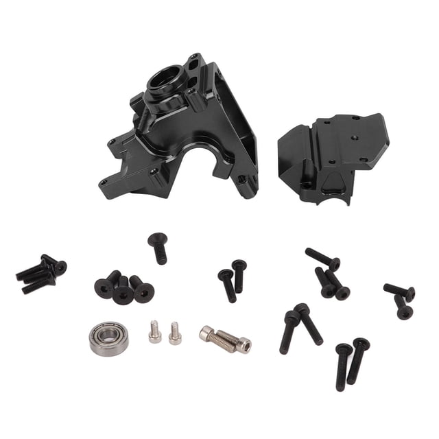 Cubierta de la carcasa de la caja de cambios RC delantera y trasera disponible para el modelo de Control remoto Arrma 6S Karton 1/8 negro