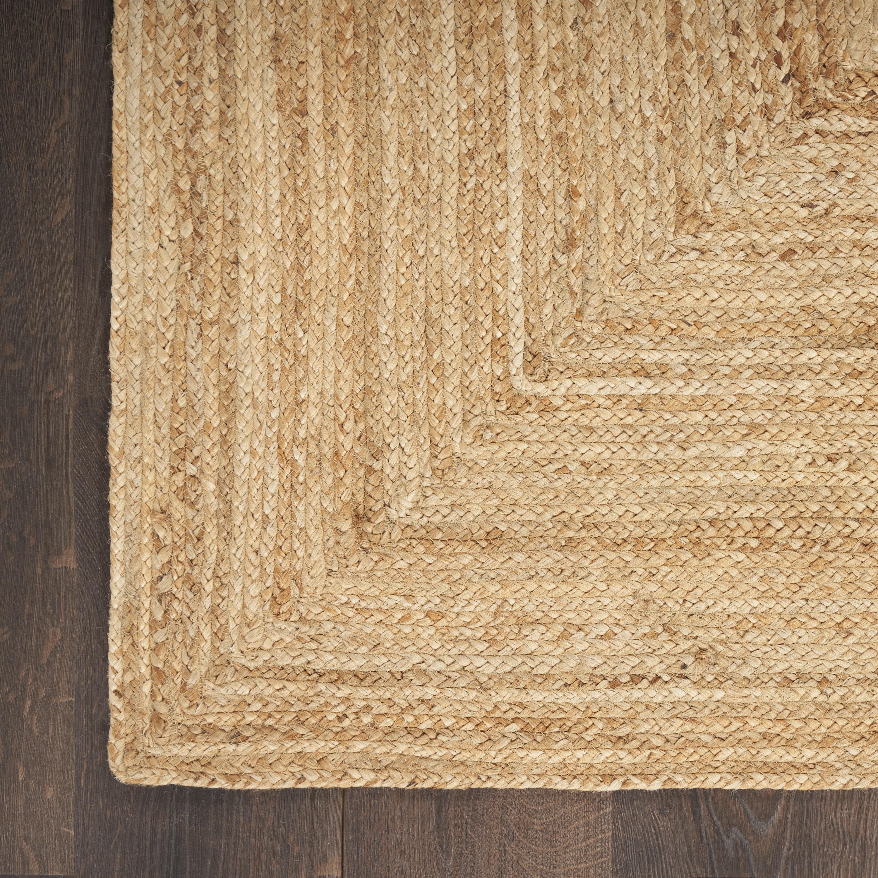 Nourison Natural Jute Coastal, Nautical & Beach Natural 8' x 10' Area Rug (8x10)
