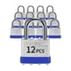 thumbnail image 1 of Candados con la misma llave Lqyn 12 piezas Candado con llave laminado (1-9/16"" 40 mm) Cerraduras con llaves iguales Grillete normal para casilleros de almacenamiento Pestillo para cajas de herramient, 1 of 6