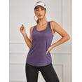 thumbnail image 3 of Pinspark Tank Top for Women Racerback Workout Tops Sleeveless Lightweight Yoga Gym Shirts Loose Fit Athletic Running Tanks, 3 of 6