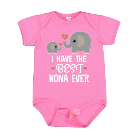 

Inktastic Best Nona Ever Grandchild Gift Baby Boy or Baby Girl Bodysuit