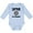 AE-Light Blue, variant on Inktastic Captain in Training Boys or Girls Long Sleeve Baby Bodysuit