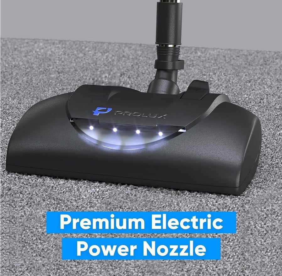 Prolux QX60 Canister Vacuum Cleaner with Wessel Werk EBK250 Power Nozzle