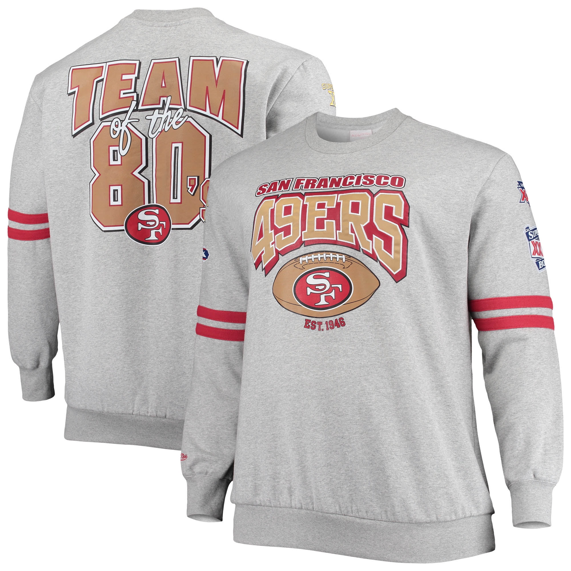 Tall Allover Print Pullover Sweatshirt 