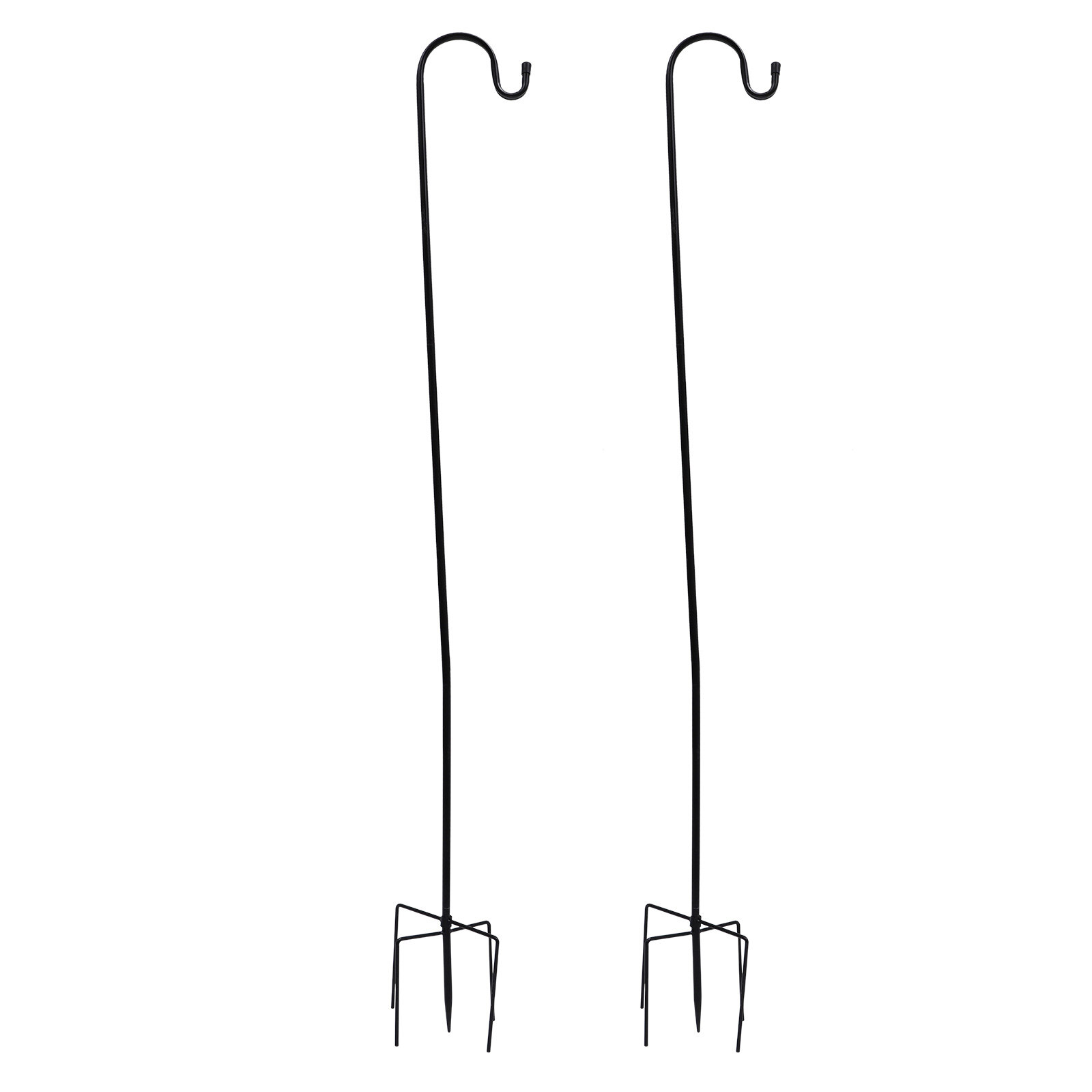 2pcs Garden Shepherd Hooks Garden Flowerpot Lamp Hanging Hooks