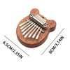 Fridja 8 Key Mini Kalimba Exquisite Finger Thumb Piano Marimba Musical Good Accessory Christmas Gift