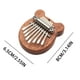 WREESH 8 Clé Mini Kalimba Exquis Pouce Piano Marimba Musical Bon Accessoire Cadeau de Noël – image 2 sur 2