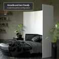 thumbnail image 4 of 7 ft. Tall Bamboo Wave Screen - White, 4 of 5