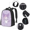 thumbnail image 4 of Kuromi Cartoon 3d Printed Backpack Character Kawaii Backpacks Lightweight Large Capacity Casual Travel Backpack Laptop Bag Gifts, 4 of 9